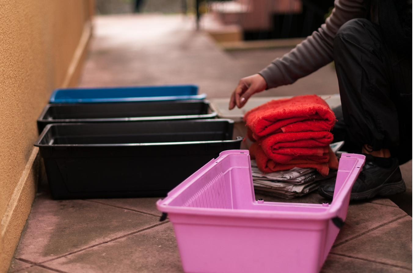 Preparação de material e equipamento para uma campanha no terreno